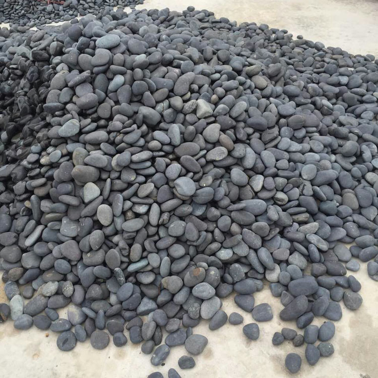 2-3cm Black Natural Pebble Stone