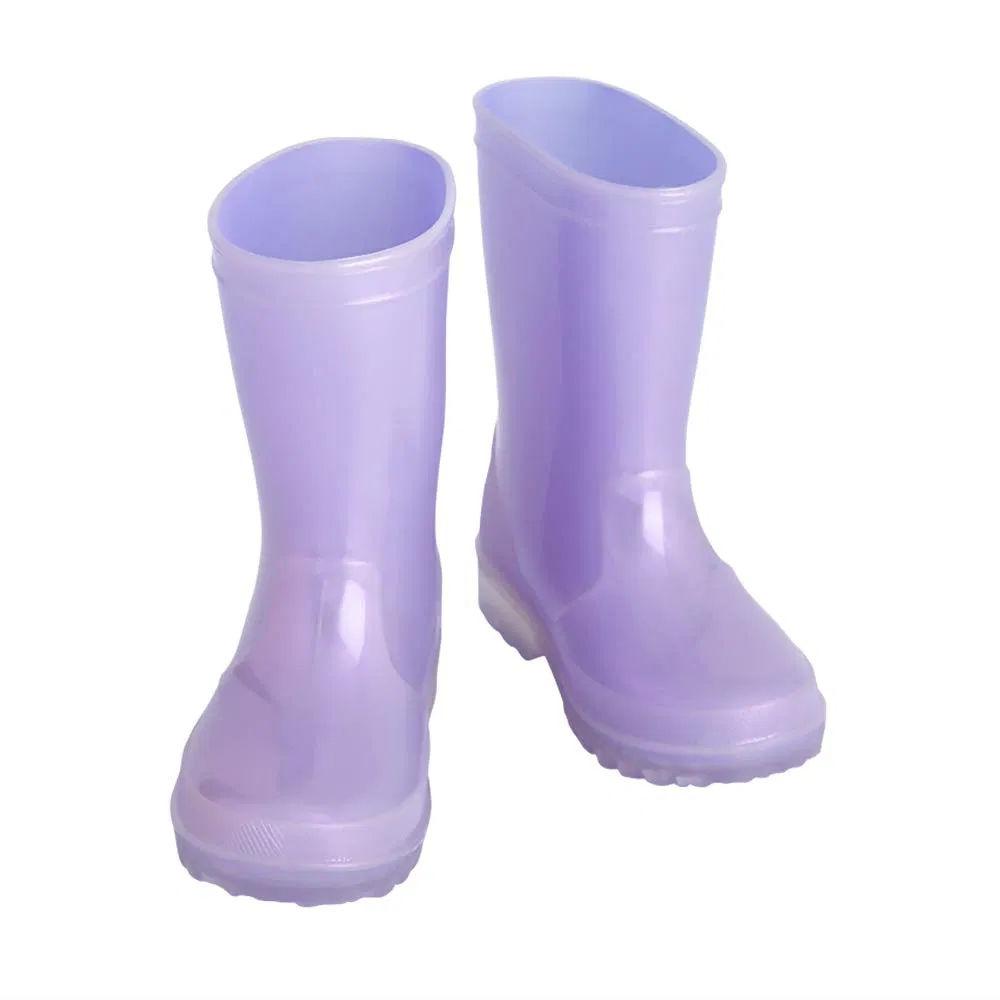 Custom Kids Waterproof Lightweight Shoes PVC Low Ankle Rain Boot