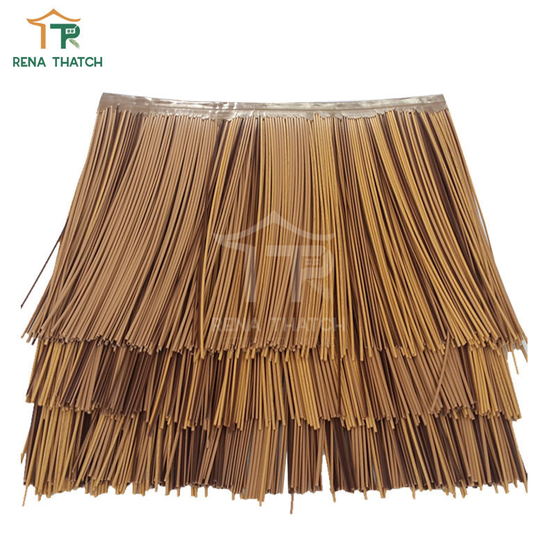 Durable African Artificial Reeds Thatch Tiles Waterproof Synthetic Reed for Roof