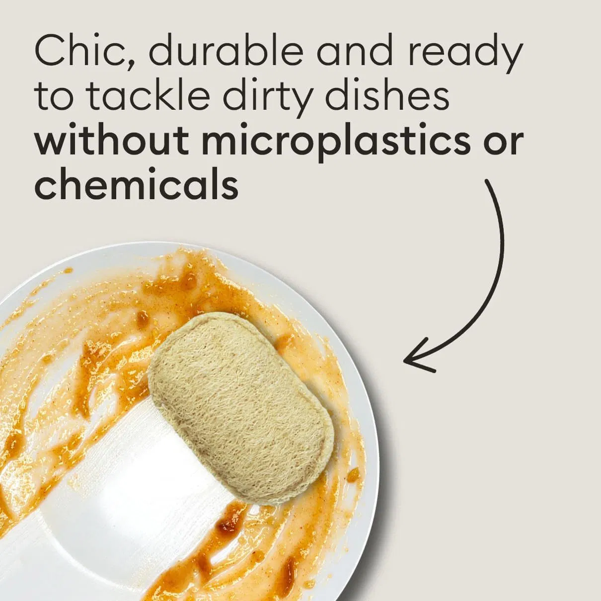 Custom Logo Natural Loofah Exfoliating Sponge and Eco-Friendly Tool for Body Showering