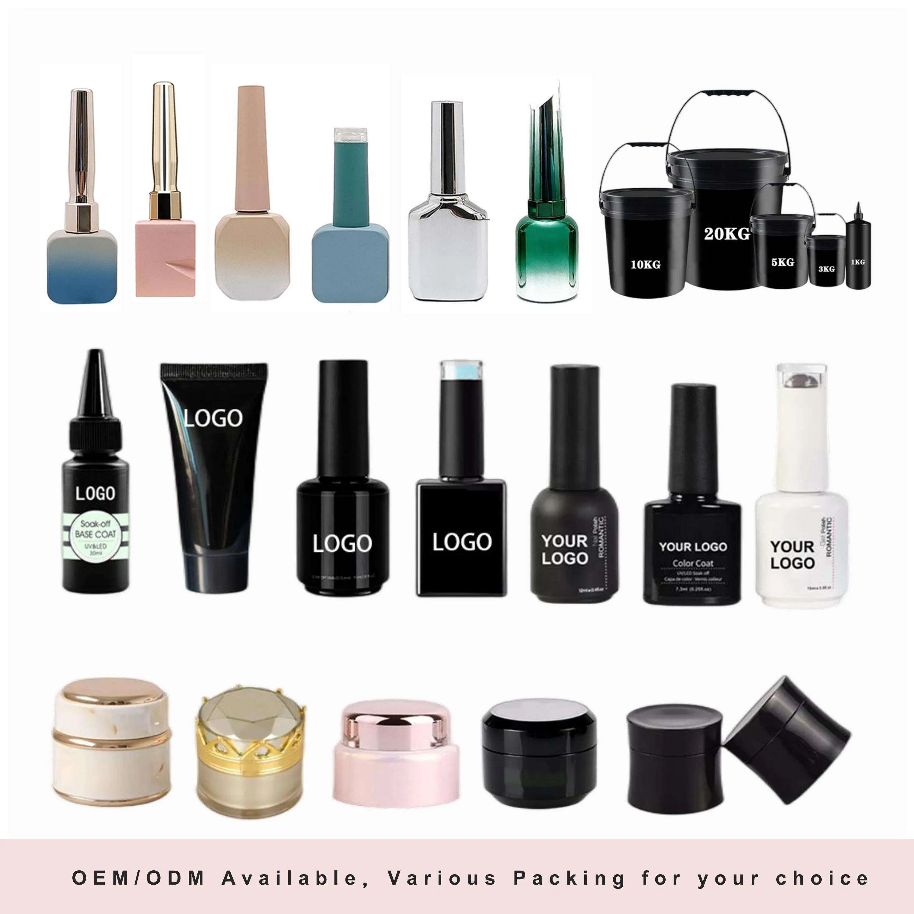 2025 Spring Summer Transparent Mint Green Collection Long-Lasting UV Gel Polish