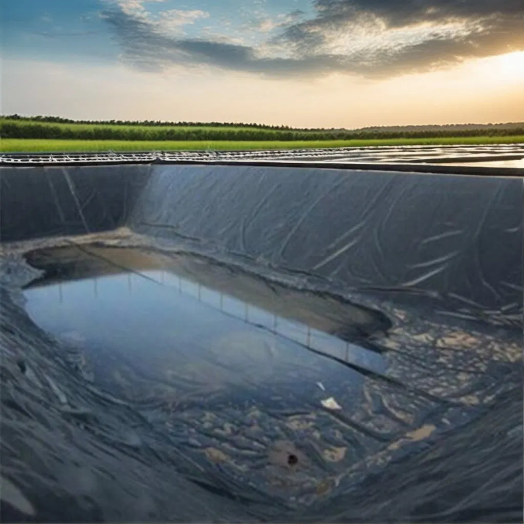 Geomembrana Aquaculture Fish Farm Shrimp Pond Liners 0.35mm 0.5mm 1mm 1.5mm 2mm Impermeable HDPE Geomembrane