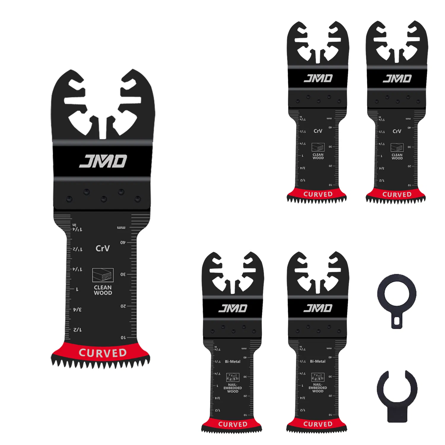 Quick Release Oscillating Saw Blade Compatible with Most Oscillating Tools