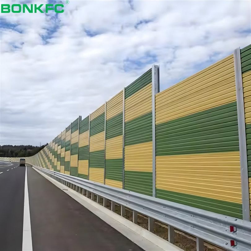 Modern Outdoor Acoustic Insulation Wall Fence Noise Barrier Panel for Highway Sound Control with Competitive Prices