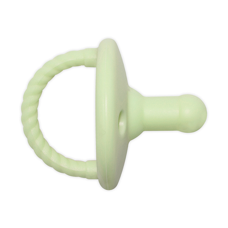 Baby Silicon Glue Pacifier Baby Grinding Teethchewing Toys Sleeping Round Head Pacifier
