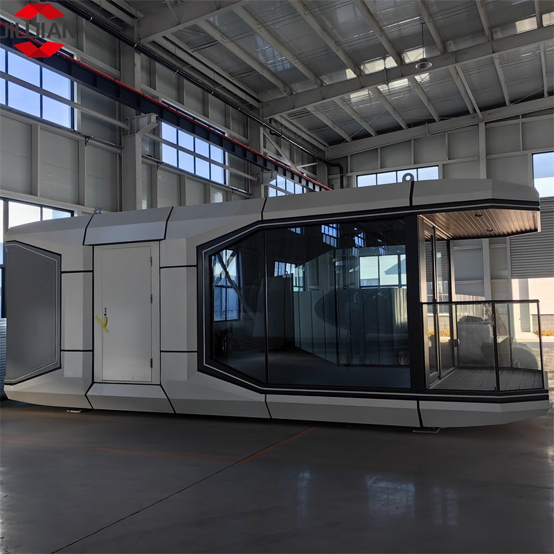 Modern Camping Prefabricated Tiny Camping Space Capsule House with Intelligent System