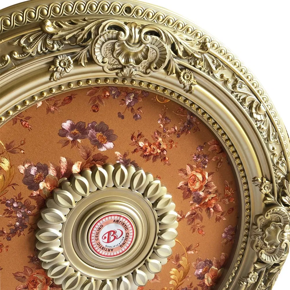 Banruo Sands Gilded Ring Artisan Ceiling Industrial Design Interior Decor