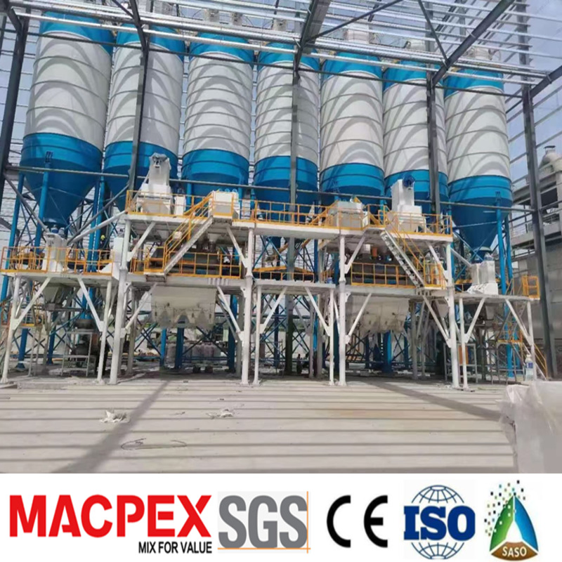 Reliable Mixing Plant for Dry Mortar, Tile Adhesive, and Putty Production
