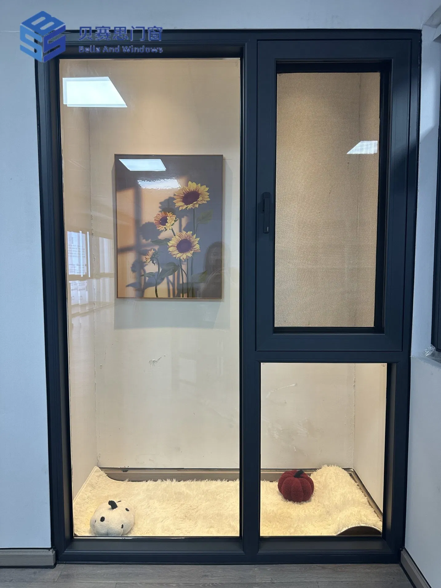 American Nfrc High Security Modern Design Aluminum Profile Frame Thermal Break Low-E Laminated Glass Aluminium Casement Window