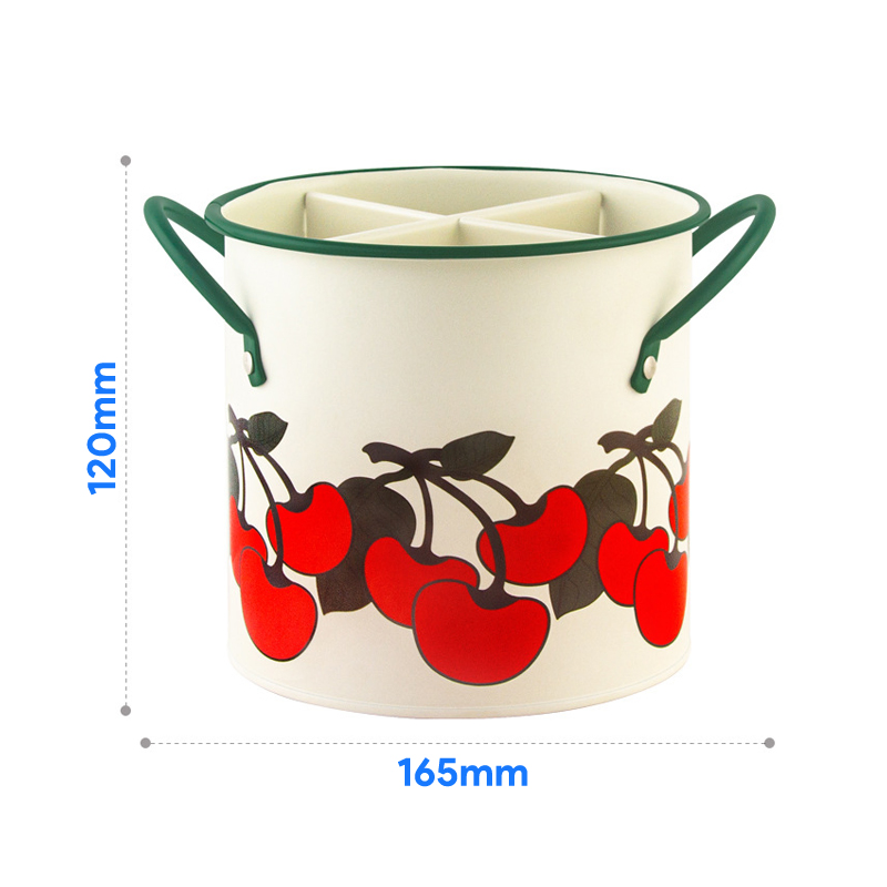 Iron Cutlery Rack Chopsticks Bucket Stationery Spoon Holders Storage Bucket