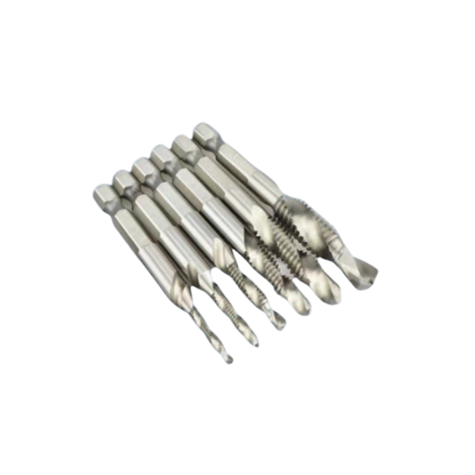 High-Speed Steel Hex Shank Spiral Flute Drill and Tap Set