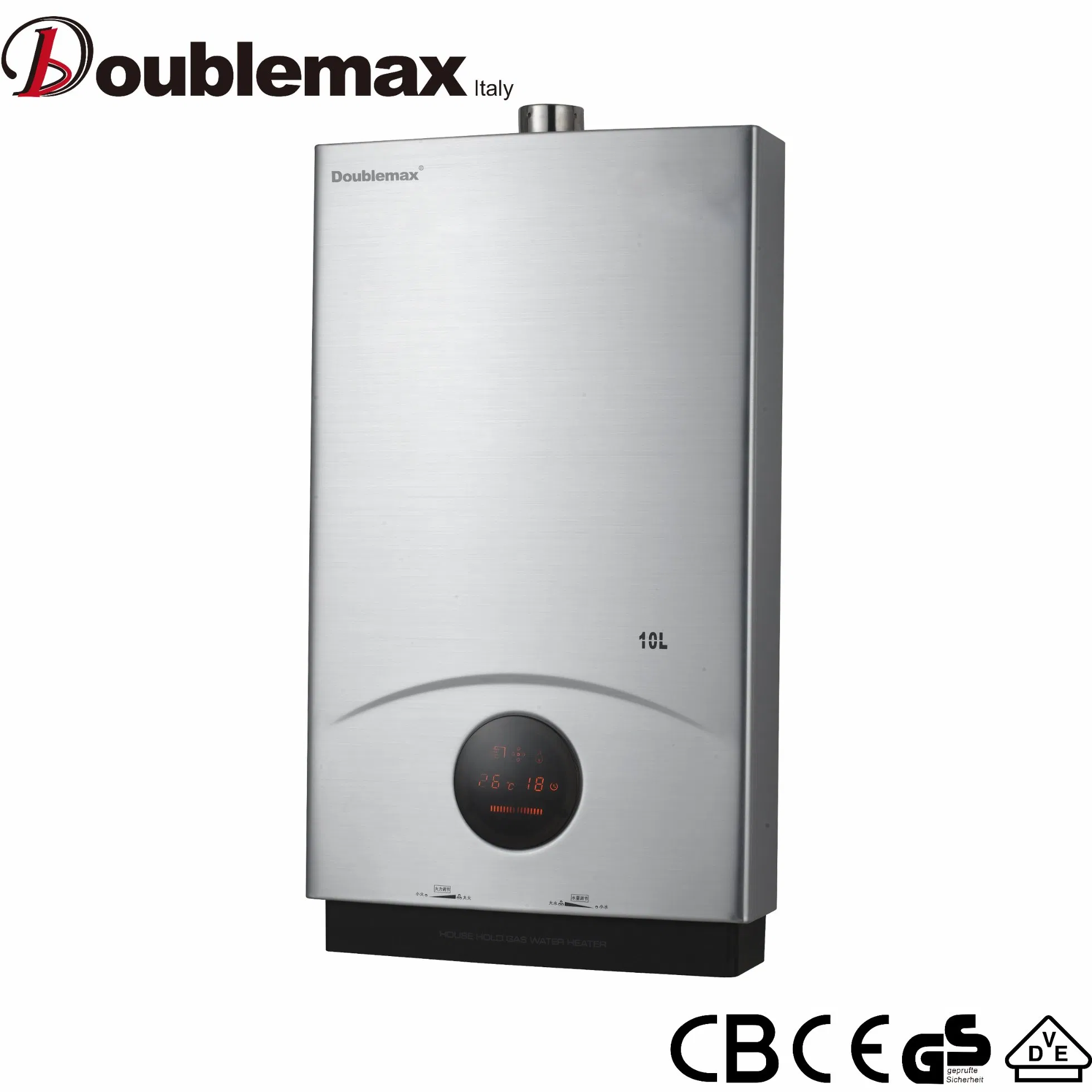 Stainless Steel Propane Tankless Instant 6L 8L 10L 12L Gas Hot Water Heater
