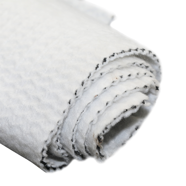 Two Dimension HDPE 4mm 5mm 6mm Biplanar Drainage Geonet Hot Bonded with Geotextile Geocomposite for Lanfill Factory Price