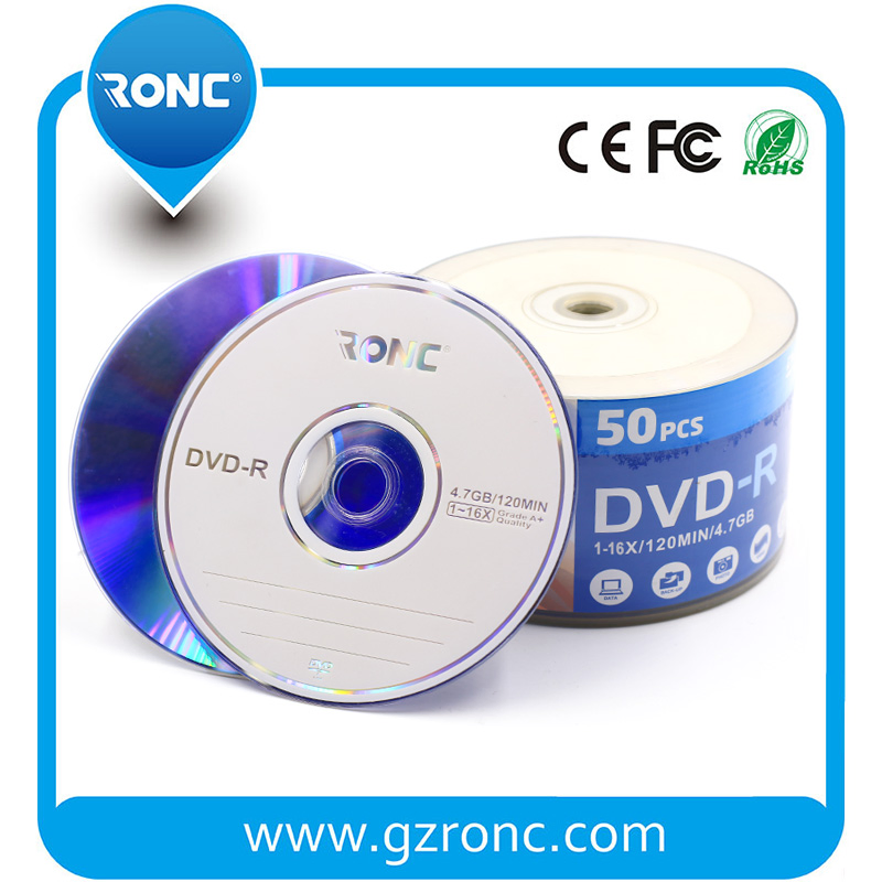 DVD-R диски Grade A+ 4.7GB, менее 0.3% брака