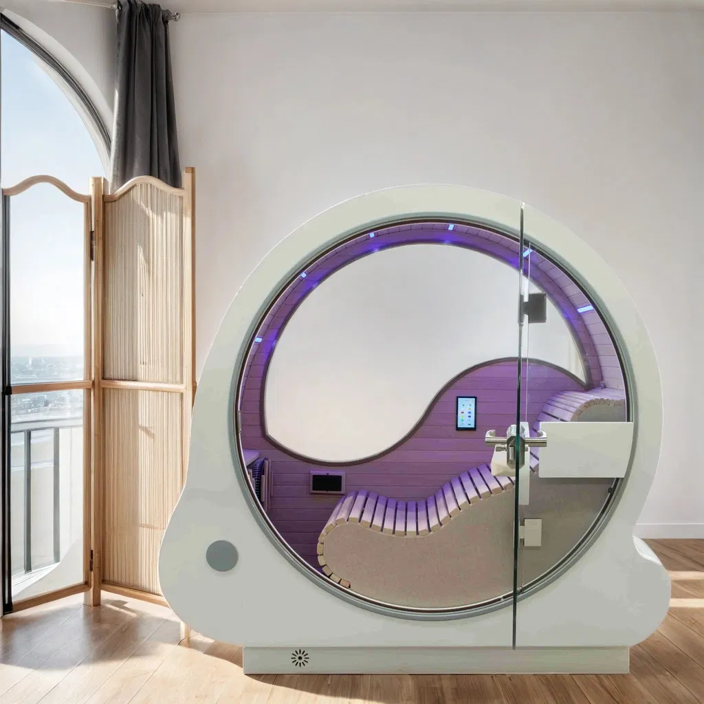 ETL SAA CE Certified Acrylic Oxygen Chamber 1 Person Far Infrared Sauna