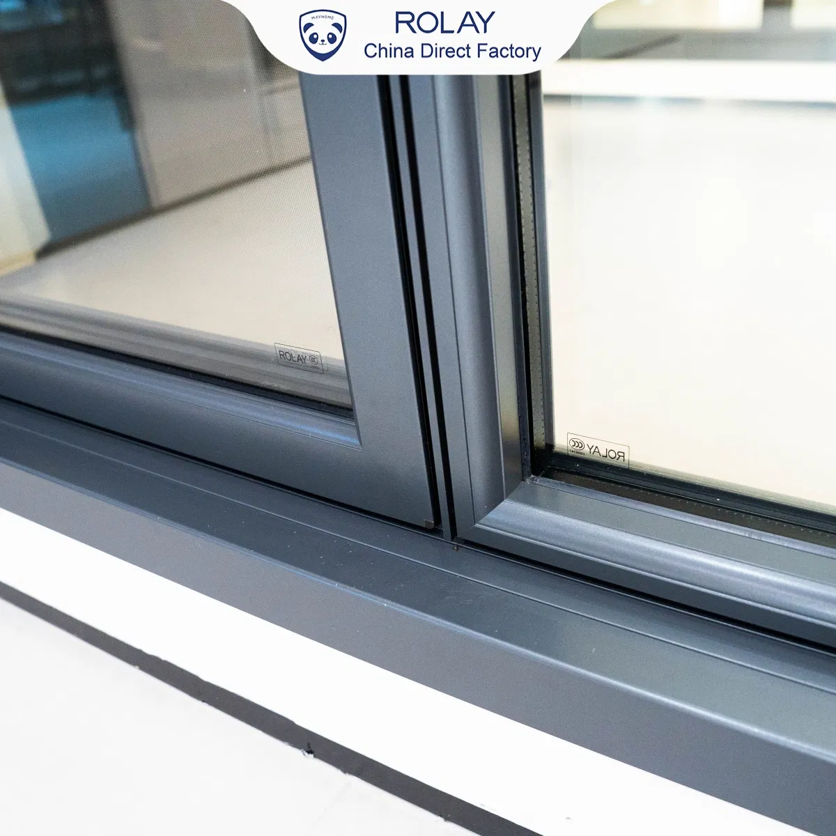 Rolay/Direct Source Casement Window Aluminium Window Child-Safe Triple Glazing Energy Efficiency Aluminium Tilt and Turn Window School Project Owners