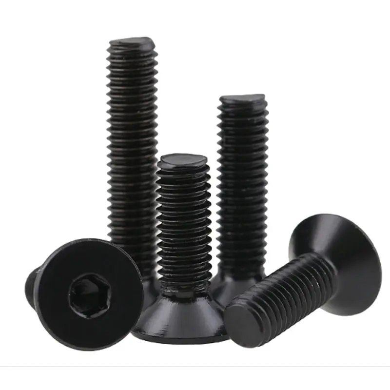 China Manufacturer Alloy Steel Spot Hexagon Socket Countersunk Cap Flat Screws DIN7991