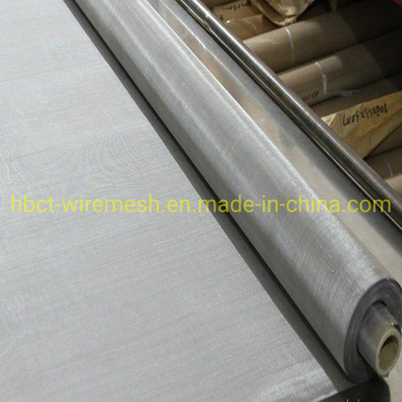 304 316L Stainless Steel Wire Screen Filter Mesh Stainless Woven Wire Mesh