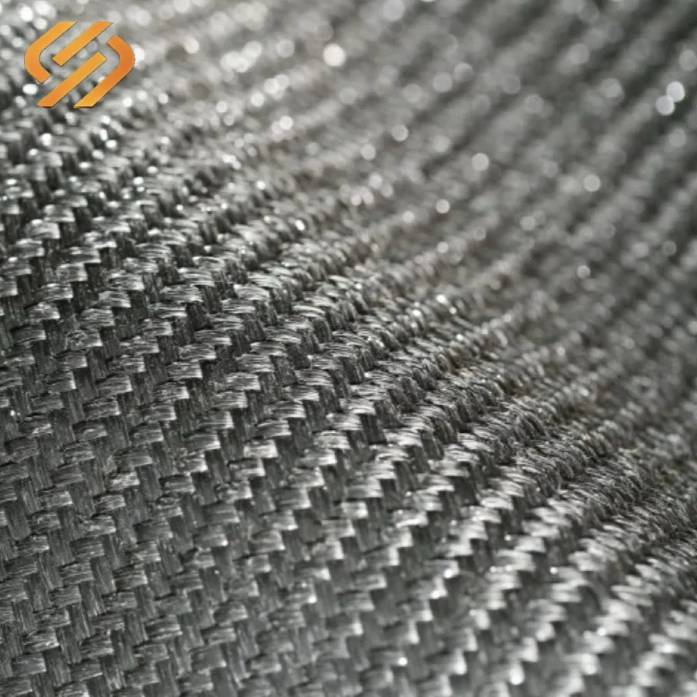 Black PP Polypropylene Pet Polyester Woven Geotextile for Road Basal Reinforcement