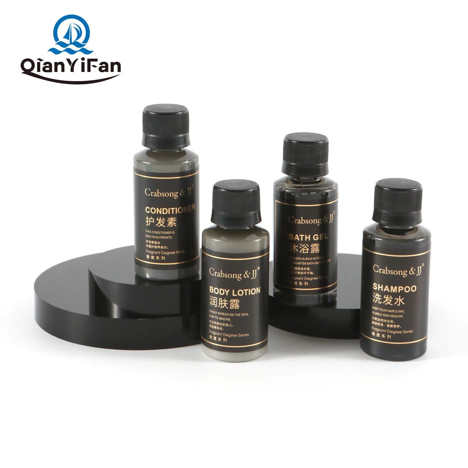 Wholesale Luxury Hotel Supplies Body Lotion Shower Gel Hair Conditioner Shampoo Body Soap Toiletries Set