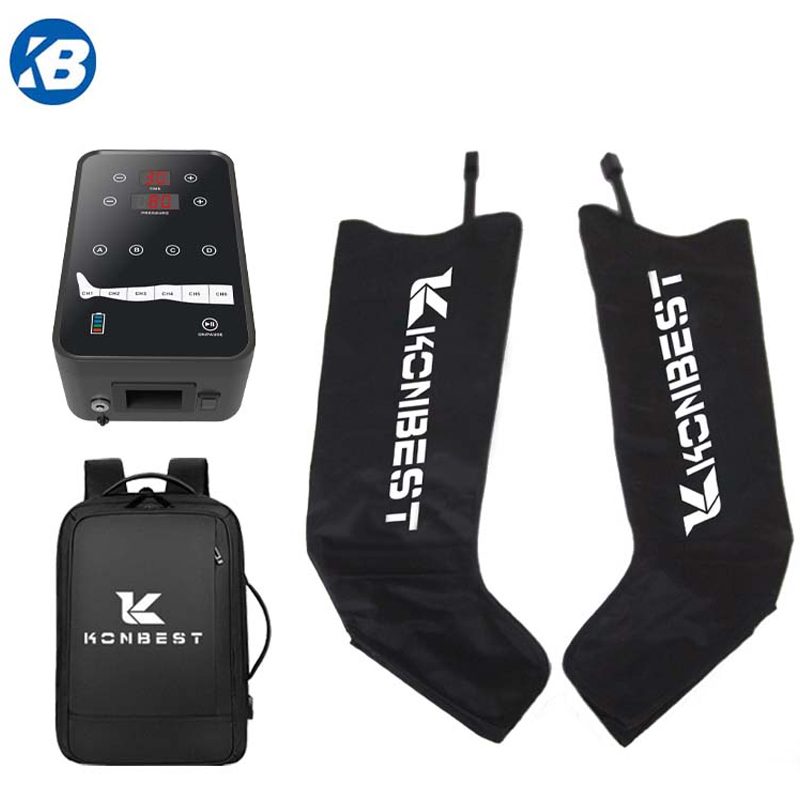 Konbest Presoterapia professional Pressotherapy Air Compression Foot and Leg Massager Recovery Boots