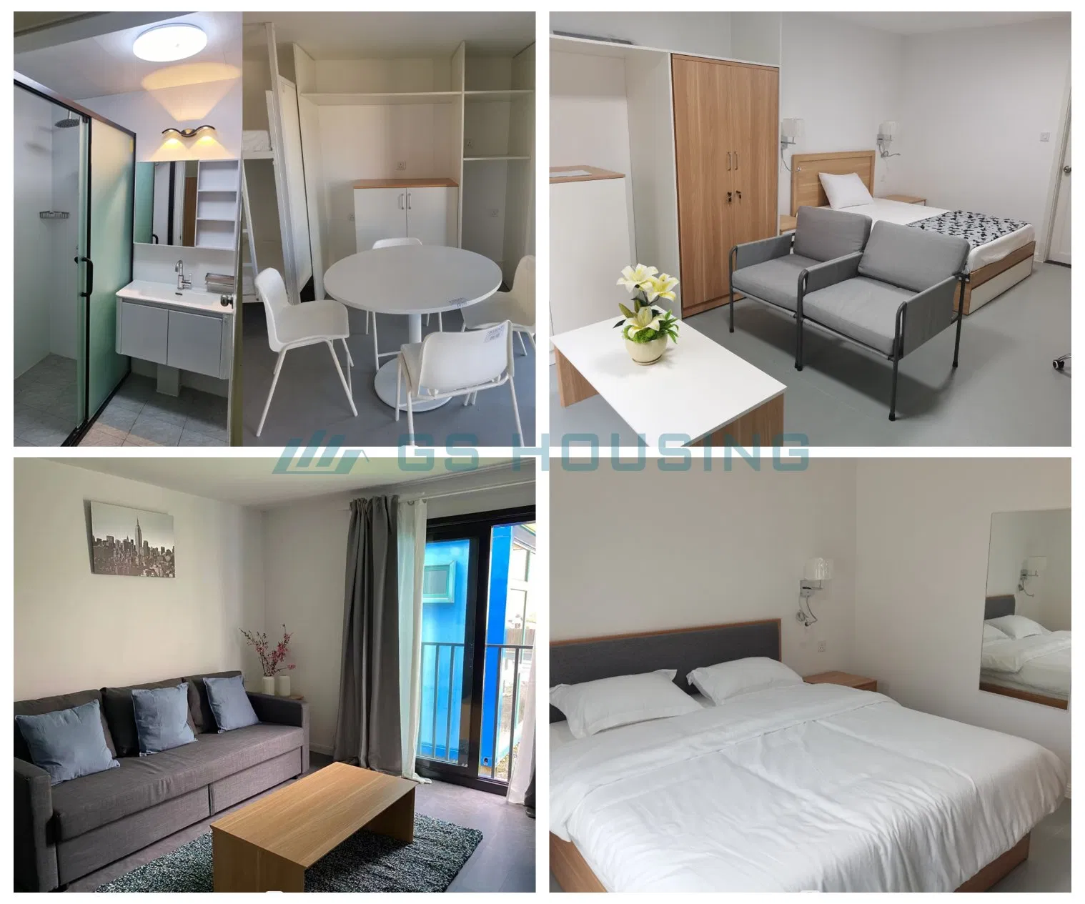 Factory Price 4 Bedroom Factory Customized GS Housing Casa De Madera Prefabricada Shipping Homes Steel Structure Office Container Home