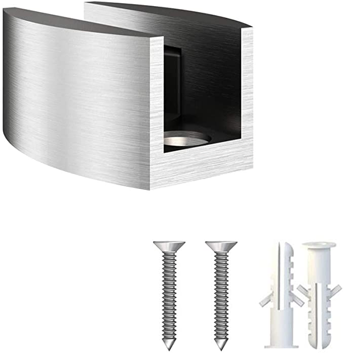 Sliding Glass Door Guide Stainless Steel Sliding Shower Door C-Guide for Sliding Glass Door and Glass Shower Door