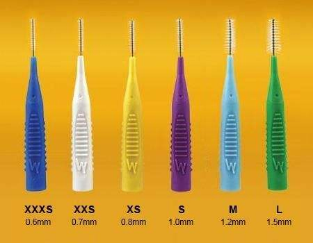 SJ Eco Friendly Orthodontic Dental Disposable Toothbrush Dental Interdental Tooth Brush L Type