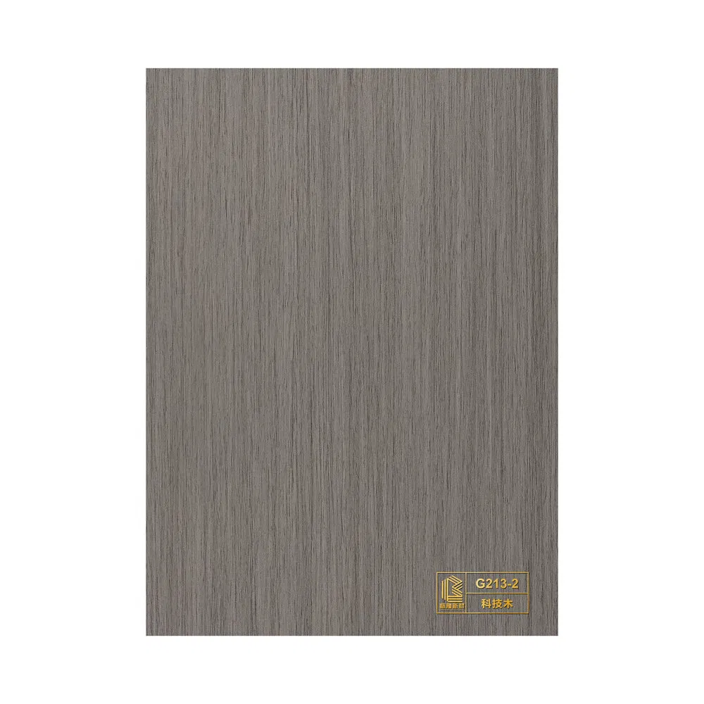 Low Temperature Resistance Wood Grain PVC Water Based Film for Wardrobes