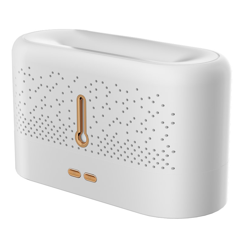 Baby Home Bedroom Office Silent Air Replenishment and Fragrance Dispenser Small Desktop Ultrasonic Flame Humidifier