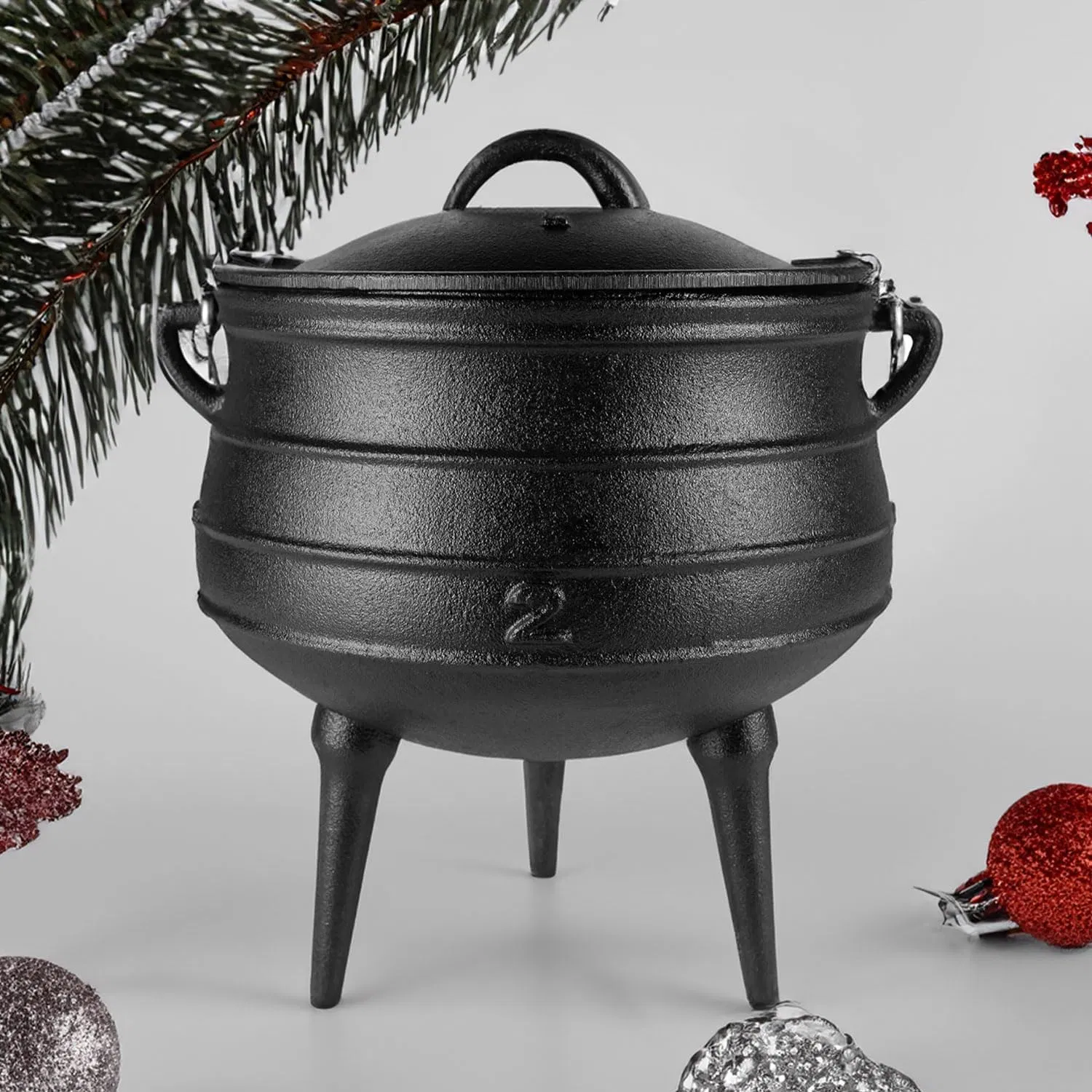 Factory Wholesale Cast Iron Cooking Pot South Africa Potjie Pot 3 Legged Large Cauldron Pot