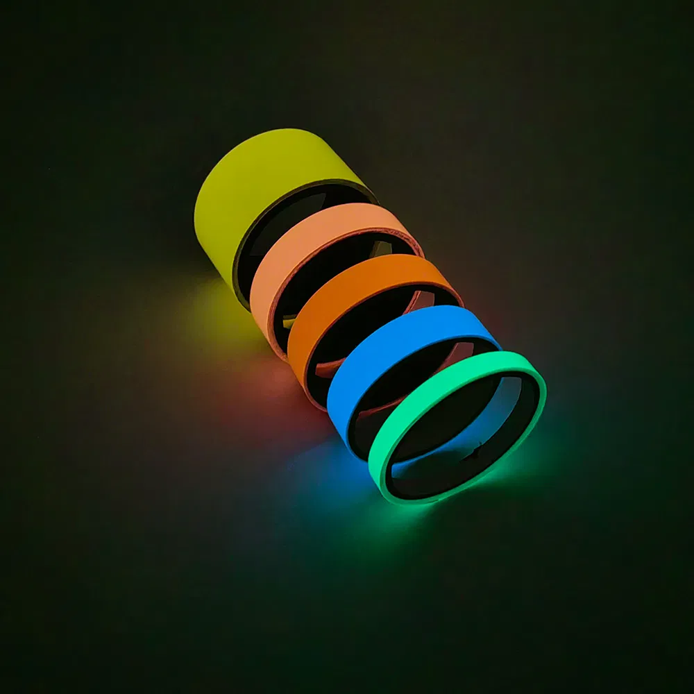 Green Glow in The Dark PVC Pet Printable Film Sheet Tape Sticker Roll Marker Stripe Sheeting Strip for Indoor