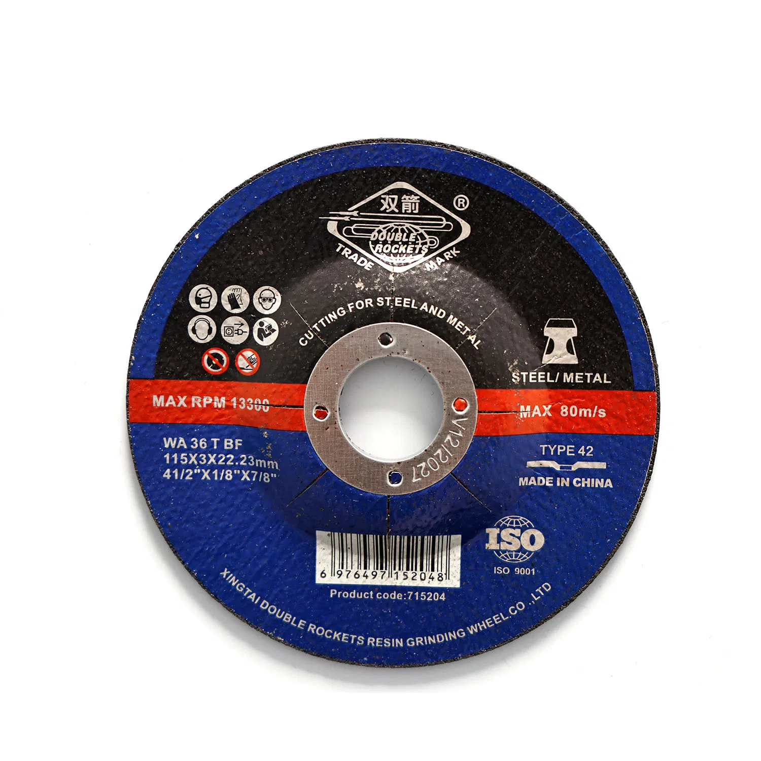 115*3mm 125*3mmt42 Abrasive Grinding Disc Cut off Wheel Cutting Disc for Metal Stainless Stone
