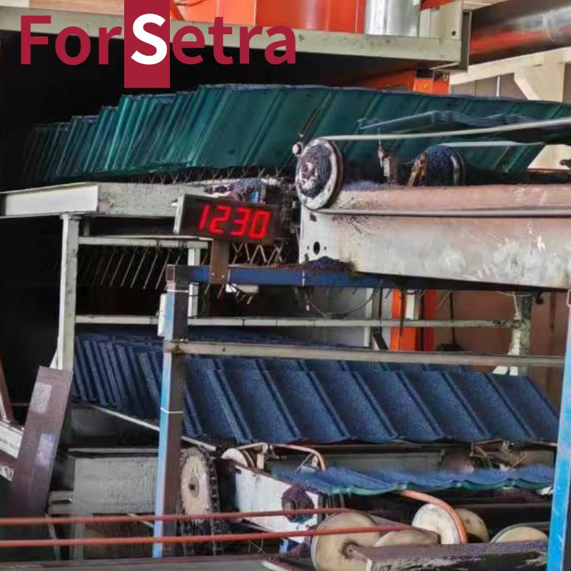 Roofing Construction Sheet Building Materials Al-Zinc Stone Coating Metal Roof Tile