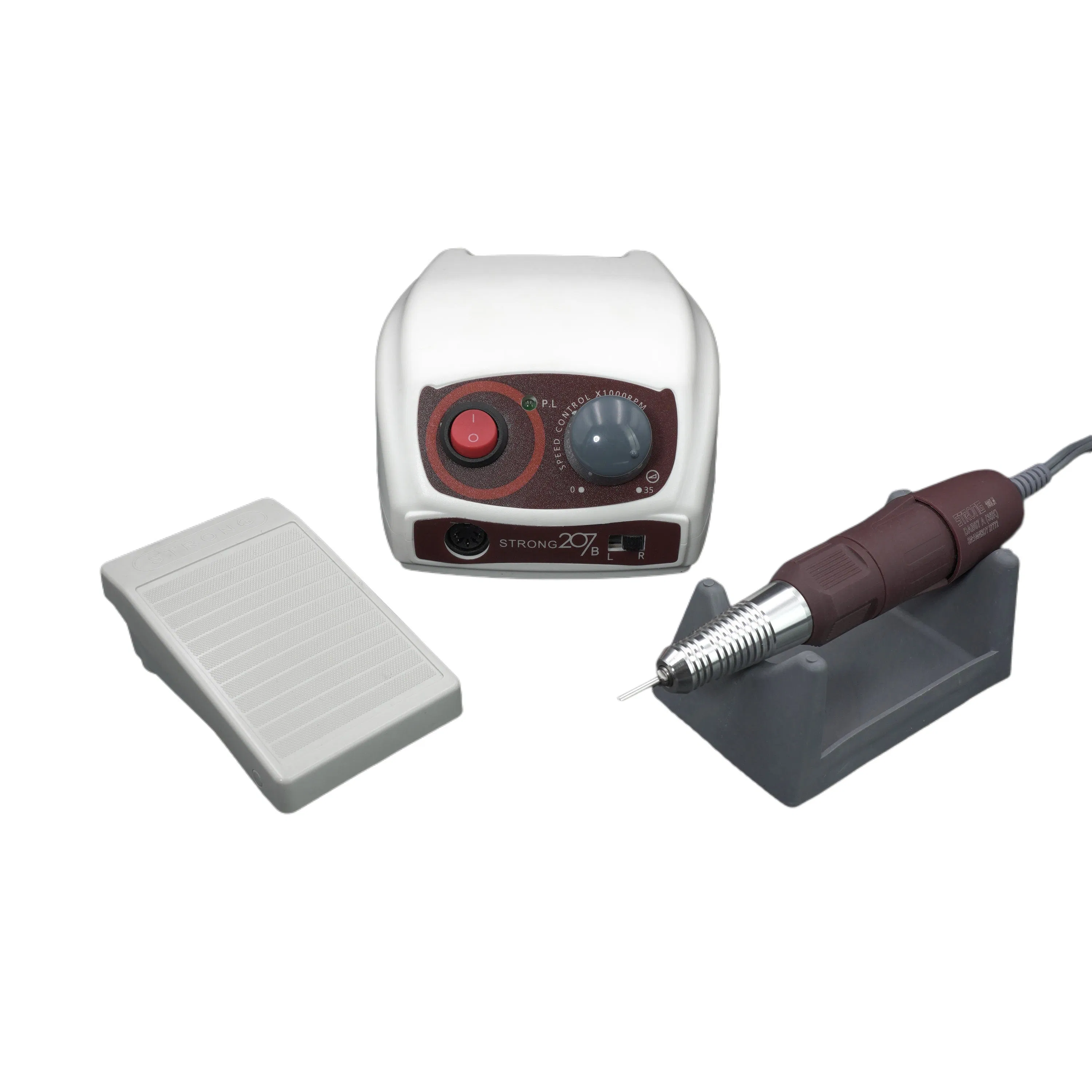 2029 OEM 35000rpm Original Strong 207 Manicure Nail Drill Machine with 120 Handle