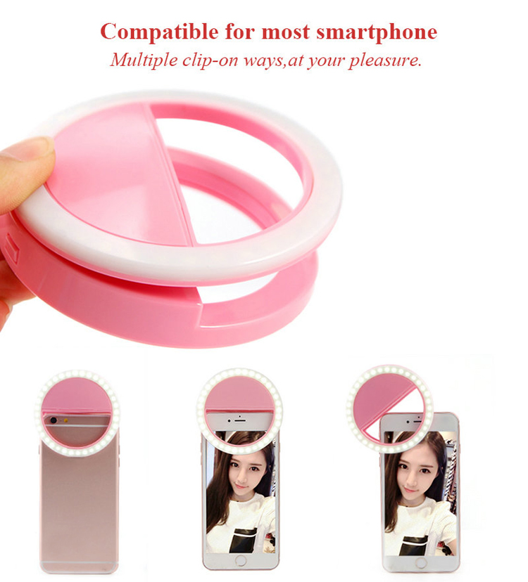 2019 Hot Selling Smart Selfie Ring Light LED for Mobile Phone Light Selfie