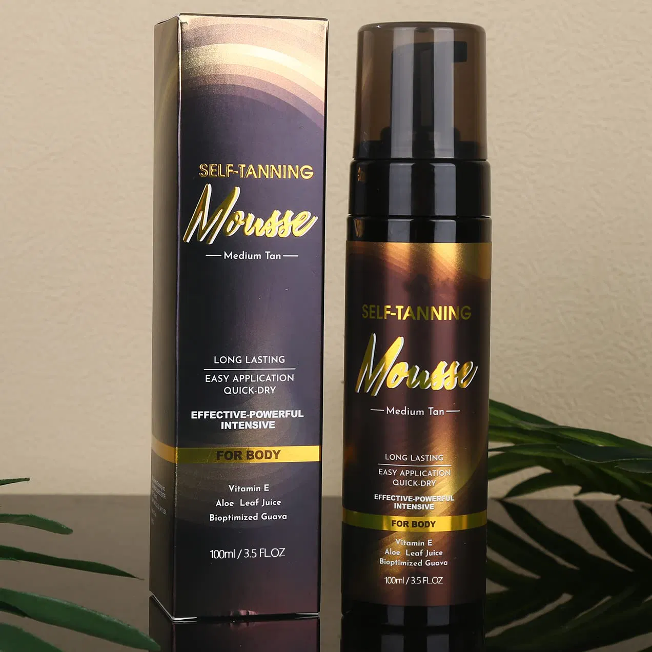 Beauty Cosmetics Skin Care Deep Cleansing Long Lasting Bronzing Deep Skin Tone Tanning Mousse
