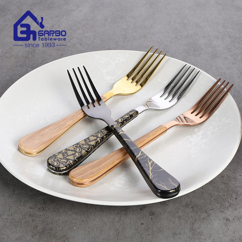 Dessert Fork Restaurant Hotel 8.3 Inch Dinner Fork Stainless Steel Steak Fork