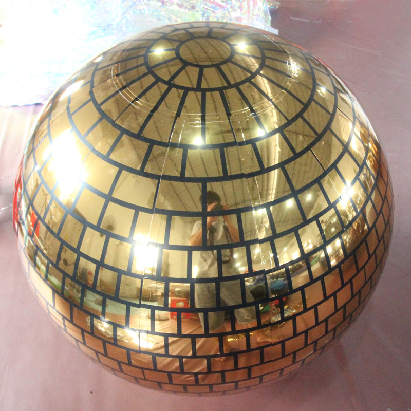 Factory Wholesale Durable Reflective PVC Disco Inflatable Mirror Ball for Decoration