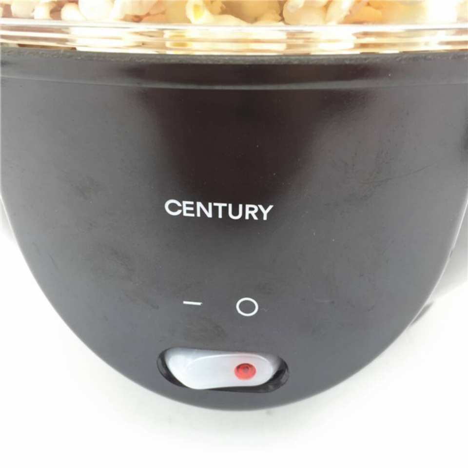 Electric Hot Air Popcorn Maker Low Fat and No Oil Household Plastic Popcorn Maker with Measuring Cup and Top Lid