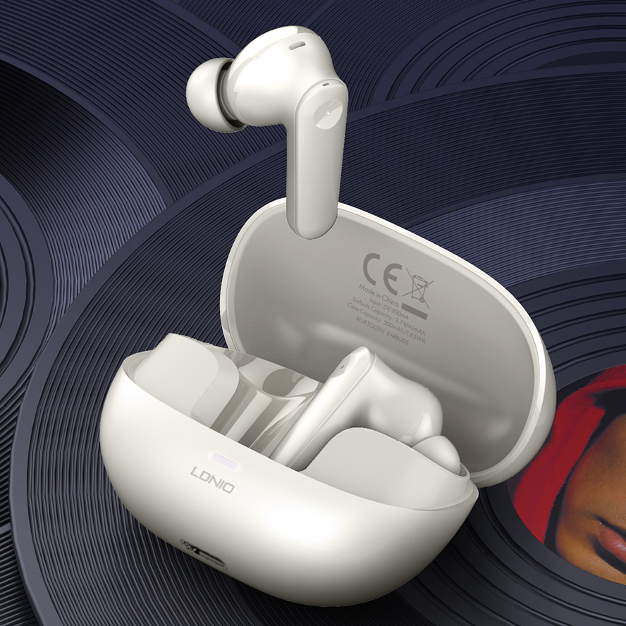 Ldnio T05 High Quality Wireless Earphones Tws Earbuds Stereo Gaming Sports in Ear Headphones Wireless Earbuds