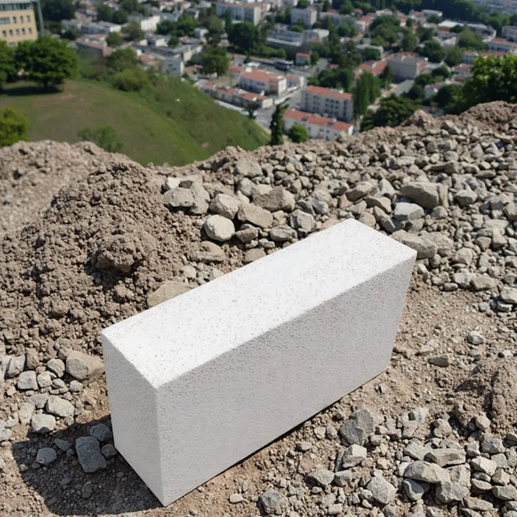 Solid Alc Wall Cladding Block Made of Gypsum Aerated Concrete Block