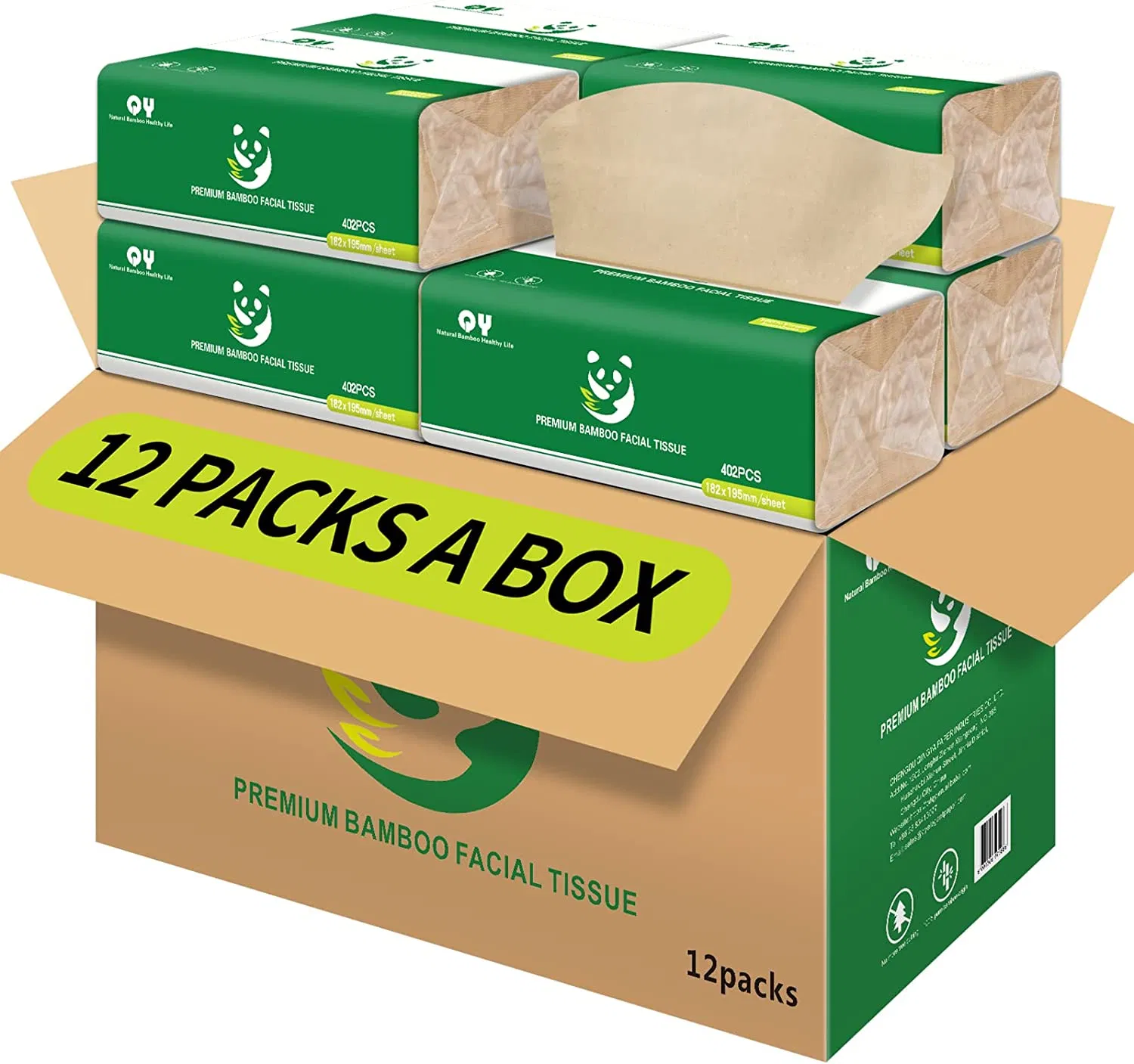 Wholesale Wettable Wet Natural Bamboo Facial Tissue Napkin Baby Toilet Paper Top Best Custom Rolling Kitchen Jumbo 24 Roll Pack Bathroom China Price