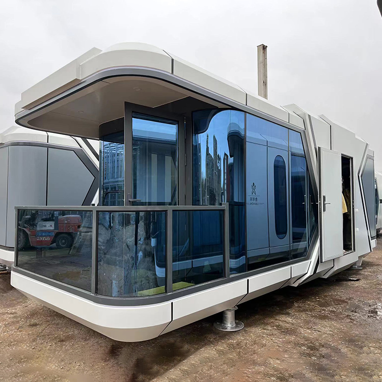 Capsule House Commercial Space Airship Pod/ Sheds Storage Outdoor House Prefabricated