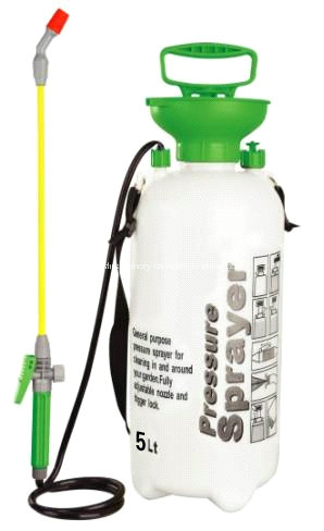 5L PE Shoulder Pressure Sprayer for Garden