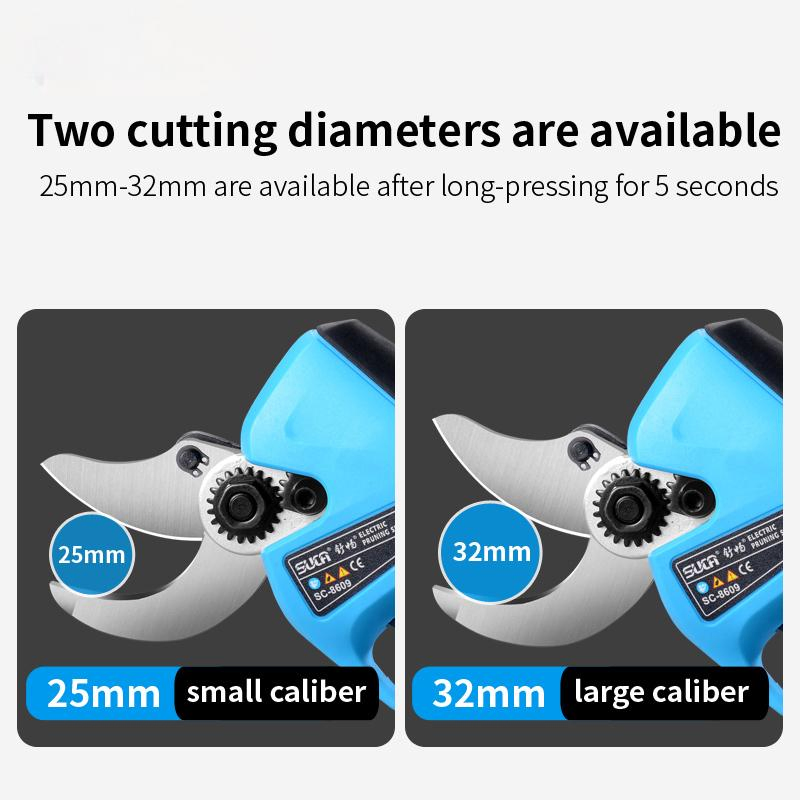 Best Electric Pruner Cordless Rechargeable Power Garden Pruning Shear Electric Scissors