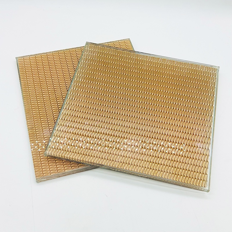 Guangzhou Glass Factory Customized Metal Mesh Laminated Wire Glass