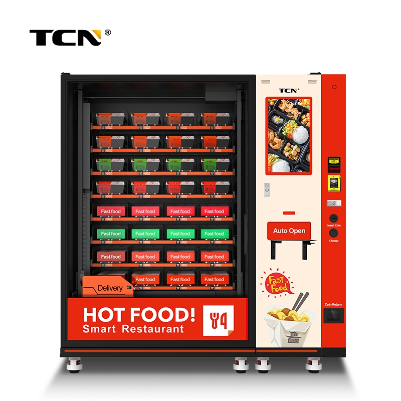Tcn Popular Hot Food Vending Machine Automatic Fast Food Vending Machines