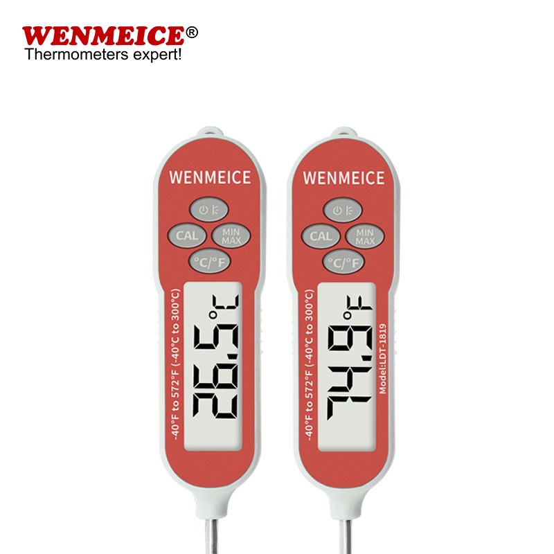 Digital Long Probe Waterproof Cooking Thermometer for Grilling Smoker Kitchen