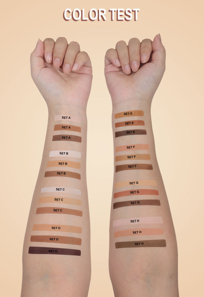 Custom Logo Wholesale Waterproof Concealer Vegan Makeup Long Lasting High Pigment Contour Powder Palette